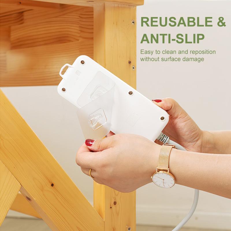 Dvojité samolepiace háčiky na uskladnenie bez vŕtania