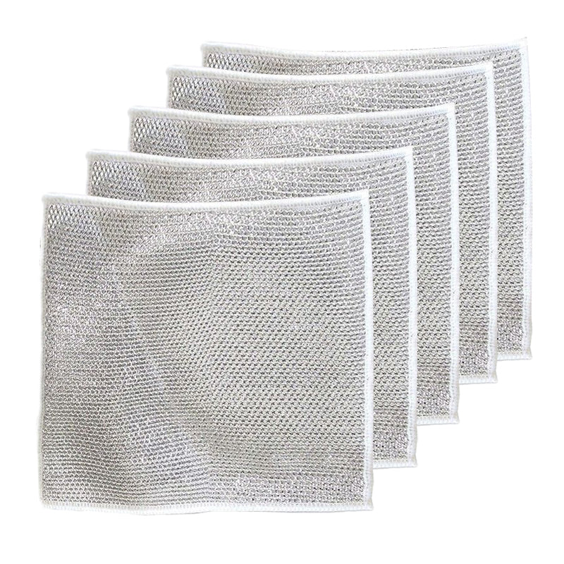 Scratch-resistant cloth for gentle and effective cleaning (X3)