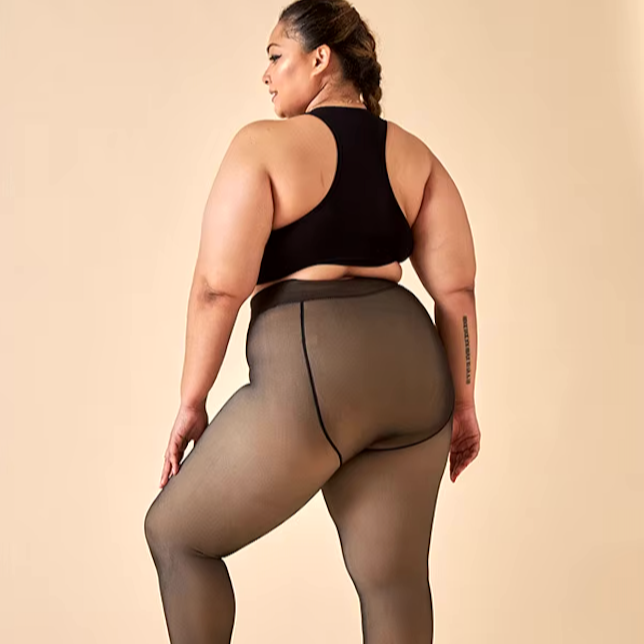 El panty polar transparente