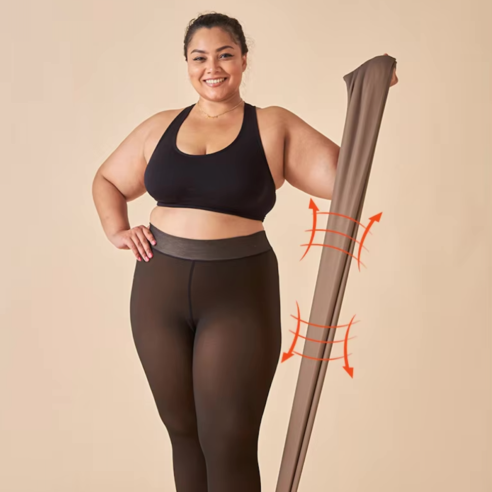 El panty polar transparente