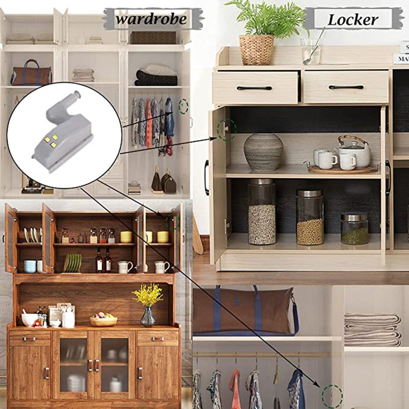 Oświetlaj swoje szafy automatycznie w prosty sposób