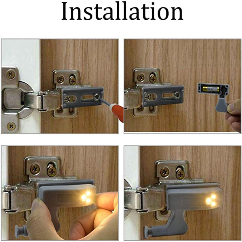 Oświetlaj swoje szafy automatycznie w prosty sposób