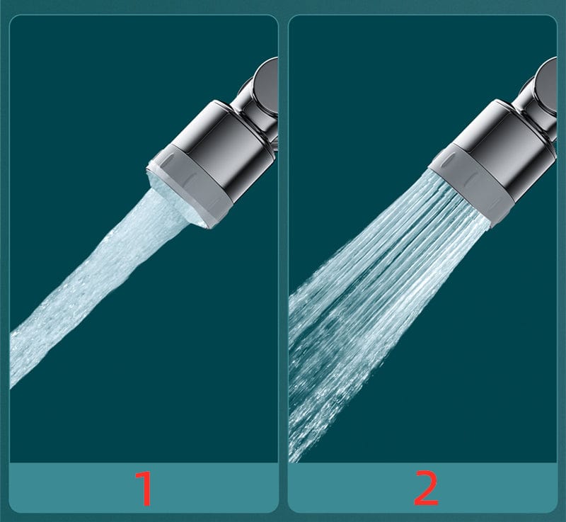 Extensie de robinet rotativ pentru o curățare ușoară