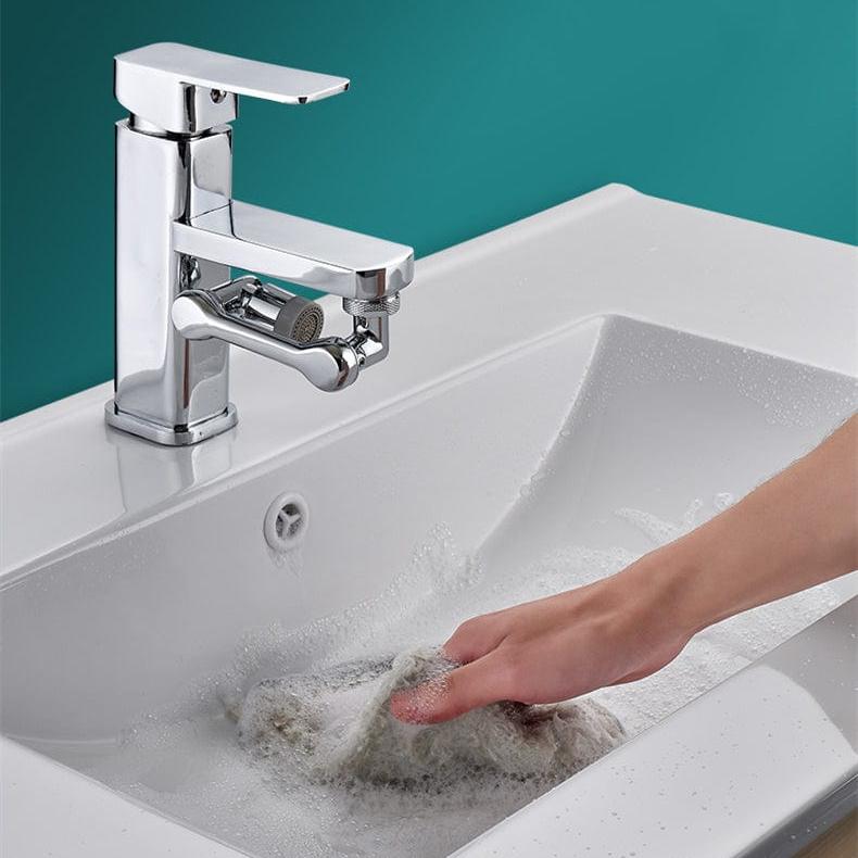 Extensie de robinet rotativ pentru o curățare ușoară