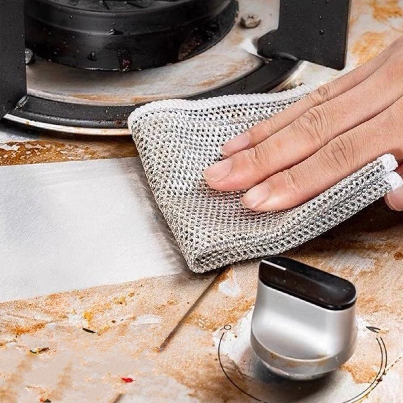 Scratch-resistant cloth for gentle and effective cleaning (X3)